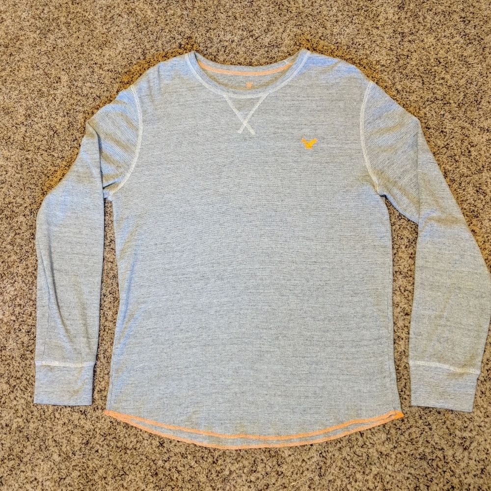 Mens AE Large Long Sleeve Shirt